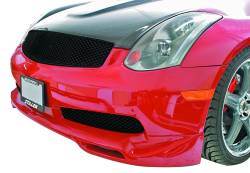 Stillen - Stillen 103611 Unpainted Front Lip Spoiler for 03-07 Infiniti G35 Coupe - Image 2