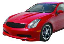 Stillen - Stillen 103611 Unpainted Front Lip Spoiler for 03-07 Infiniti G35 Coupe - Image 4