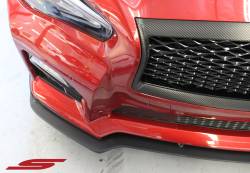 Stillen - Stillen KB11225 Sport Front Splitter Matte Black for 14-17 Infiniti Q50 Sport - Image 9