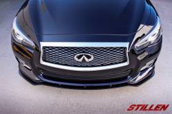 Stillen - Stillen KB11226 Premium Front Splitter Matte Black for 14-17 Infiniti Q50 - Image 3