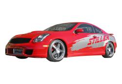 Stillen - Stillen 1036009 Unpainted Front Bumper Fascia for 03-07 Infiniti G35 Coupe - Image 5