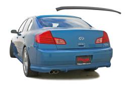 Stillen - Stillen 103719MB Rear Roof Spoiler Matte Black for 03-06 Infiniti G35 Sedan - Image 1