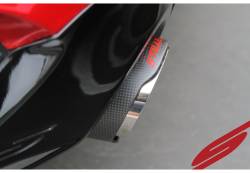 Stillen - Stillen 504454 Cat-Back Exhaust Carbon Fiber Tips for 17-21 Infiniti Q60 3.0t - Image 3