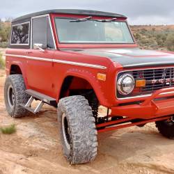 Rock Slide Engineering - Rock Slide BD-SS-300-B1GD Driver Side 1st Gen Step Sliders for Ford Bronco - Image 7