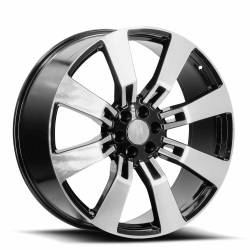 O.E. Revolution - O.E. Revolution Wheel G02 26x10 6x5.5 31mm Black/Machined G02-2610655+31BM - Image 1