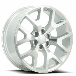 O.E. Revolution - O.E. Revolution Wheel G04 30x10 6x5.5 31mm Silver & Machined G04-3010655+31SM - Image 1