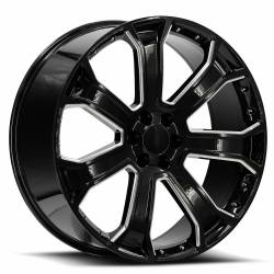 O.E. Revolution - O.E. Revolution Wheel G06 26x10 6x5.5 31mm Black/Machined G06-2610655+31BM - Image 1