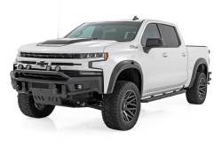 Rough Country Suspension Systems - Rough Country LED Backlit Running Boards Black Silverado/Sierra Crew 55007 - Image 3