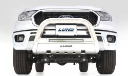 Lund - Lund 47021219 Bull Bar w/Led Light Bar-Stainless Steel - Image 1
