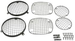 Kentrol - Kentrol 50465 Black Wire Mesh Guard Set 6pc for 76-86 Jeep CJ - Image 1