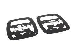 Kentrol - Kentrol 80709 Textured Black Heritage Taillight Guard for 97-06 Jeep Wrangler TJ - Image 2