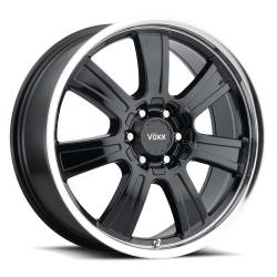 Voxx - Voxx D-106574 Turin 18x8.5 6-132/139.7 et39 CB93.2 Gloss Black Mach Lip - Image 1