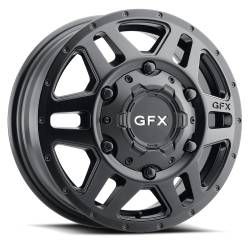 Voxx - Voxx D-106567 MV2 16x6 6-205 et84 CB161.1 Matte Black Sprinter Dually Front Whee - Image 1