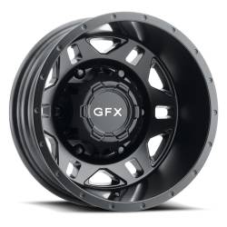 Voxx - Voxx D-106569 MV2 16x6 6-205 et-130 CB161.1 Matte Black Mercedes Sprinter Dually - Image 1