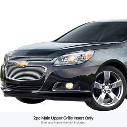 APS - APS Stainless Billet Grille-Polish 14-16 Chevrolet Malibu GR03FFC40S - Image 1