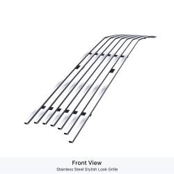 APS - APS Stainless Billet Grille-Polish for 15-23 Dodge Challenger GR04FFC36S - Image 2