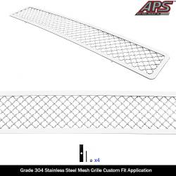 APS - APS Wire Mesh Bumper Grille-Polish for 19-24 Ram 2500/3500 GR04GEJ32S - Image 2