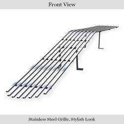 APS - APS Stainless Billet Grille-Polish for 15-23 Dodge Challenger GR04FFC37S - Image 2