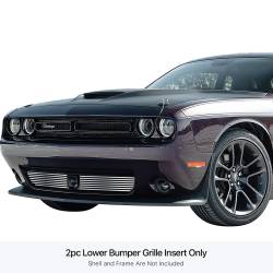 APS - APS Stainless Billet Bumper Grille-Polish for 15-23 Dodge Challenger GR04FFC38S - Image 1
