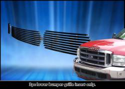 APS - APS Stainless Billet Bumper Grille Black 99-04 Super Duty/Excursion GR06HEJ97J - Image 1