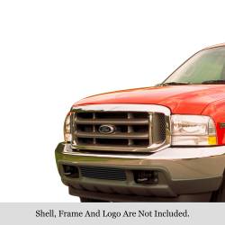 APS - APS Stainless Billet Bumper Grille Black 99-04 Super Duty/Excursion GR06HEJ98J - Image 1