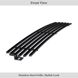 APS - APS Stainless Billet Bumper Grille Black 99-04 Super Duty/Excursion GR06HEJ98J - Image 2