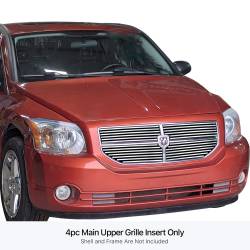 APS - APS Stainless Billet Grille-Polish for 06-12 Dodge Caliber GR04FFD72S - Image 1