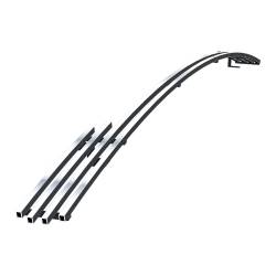 APS - APS Stainless Billet Bumper Grille-Polish for 09-12 Ram 1500 GR04FFG25S - Image 2