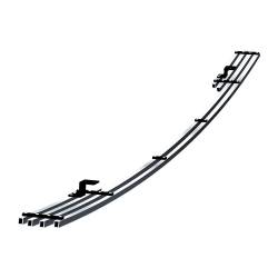 APS - APS Stainless Billet Bumper Grille-Polish for 09-12 Ram 1500 GR04FFG25S - Image 3