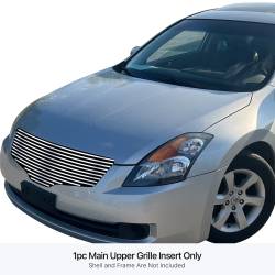 APS - APS Stainless Billet Grille-Polish for 07-09 Altima Sedan GR14HFD76S - Image 1