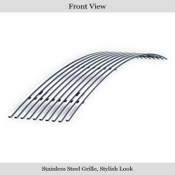 APS - APS Stainless Billet Bumper Grille-Polish for 06-07 Nissan 350Z GR14FED14S - Image 2