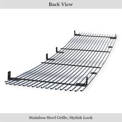 APS - APS Stainless Billet Grille-Polish 09-14 Ford F150 GR06HFD14S - Image 3