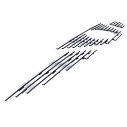 APS - APS Stainless Billet Grille-Polish for 11-14 Nissan Murano GR14FEE65S - Image 2