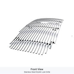 APS - APS Stainless Billet Grille-Polish for 06-08 Ram 1500/HD GR04FEG87S - Image 2