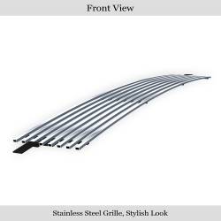 APS - APS Stainless Billet Bumper Grille-Polish for Toyota Pickup 4WD GR20HEA21S - Image 2