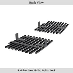 APS - APS Stainless Billet Fog Light Grilles Black 03-07 Cadillac CTS GR01FEH12J - Image 3