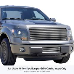 APS - APS Stainless Billet Grille-Polish 09-14 Ford F150 GR06HFF14S - Image 1