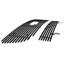 APS - APS Stainless Billet Grille Black 01-03 F150 Harley Davidson GR06FGF56J - Image 2