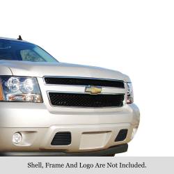 APS - APS Stainless Billet Bumper Grille Black Tahoe/Suburban/Avalanche GR03FFD67J - Image 1