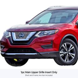 APS - APS Stainless Billet Grille-Polish for 17-20 Nissan Rogue GR14FEE72S - Image 1