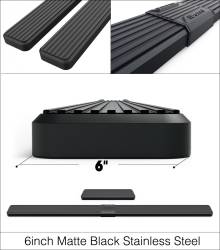 APS - APS iStep 6" Running Boards Black 03-25 Express/Savana Van IB03FDJ0B - Image 3