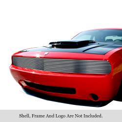APS - APS Stainless Billet Grille-Polish for 09-14 Dodge Challenger GR04FEI89S - Image 1