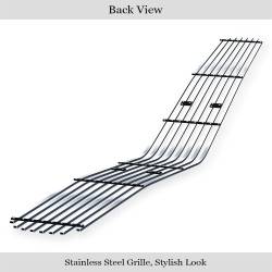 APS - APS Stainless Billet Grille-Polish for 09-14 Dodge Challenger GR04FEI89S - Image 3