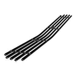 APS - APS Stainless Billet Bumper Grille Black for 11-14 Challenger GR04FFI18J - Image 3