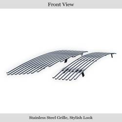 APS - APS Stainless Billet Grille-Polish for 07-08 Nissna Maxima GR14HGH99S - Image 2