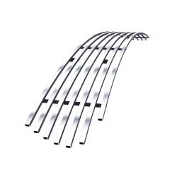 APS - APS Stainless Billet Bumper Grille-Polish for 15-18 Charger GT/RT GR04FFJ34S - Image 2