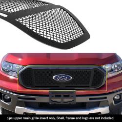 APS - APS Wire Mesh Grille Black 19-23 Ford Ranger GR06GEA46H - Image 1