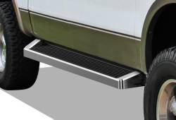 APS - APS iRunning Running Boards-Polish 04-08 Ford F150 Crew IB06RJD4A - Image 1