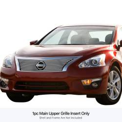 APS - APS Stainless Billet Grille-Polish for 13-15 Nissan Altima GR14FFC85S - Image 1