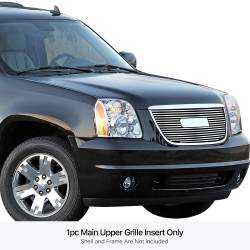 APS - APS Stainless Billet Grille-Polish 07-14 GMC Yukon/XL GR07FEG78S - Image 1
